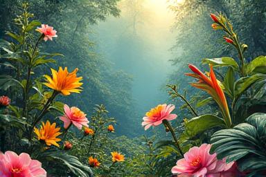 Image of diverse plant and animal species